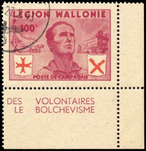 1942, Deutsche Besetzung II. WK Belgien Wallonische.Legion, IV, cto