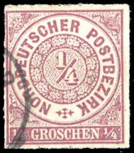 1868, Altdeutschland Norddeutscher Postbezirk, 1, gest.