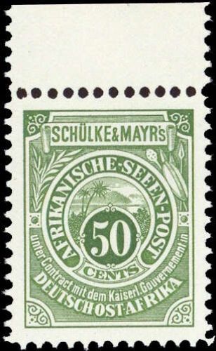 1892, Deutsche Kolonien Ostafrika, Sd Na OR, **