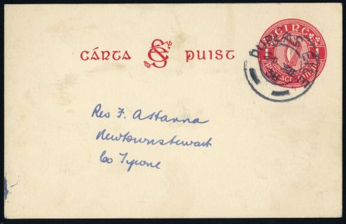 1938, Irland, P 2 c, Brief