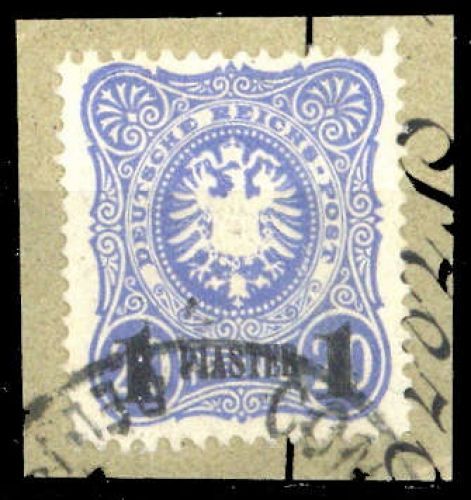 1884, Deutsche Auslandspost Türkei, 3, Briefst.