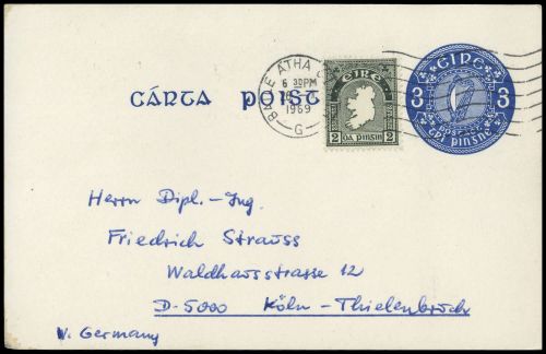 1969, Irland, P 7 a, 74, Brief
