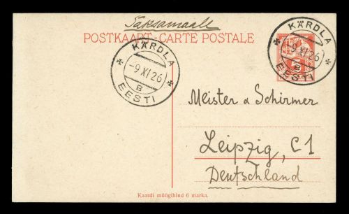 1926, Estland, P 7, Brief