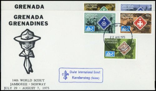 1975, Grenada Grenadines, 87-93, FDC
