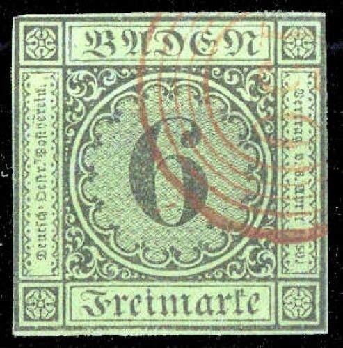 1851, Altdeutschland Baden, 3, gest.