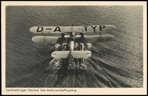 Luftfahrt,Militaerische Flugzeuge bis WK-II,Heinkel