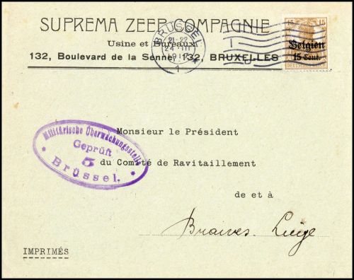 1948, SBZ Handstempel Bezirk 14, 168 II, Brief