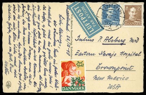 1948, Dänemark, 272, 275, Brief