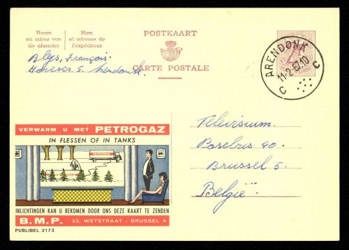1967, Belgien, P 319 II, Brief