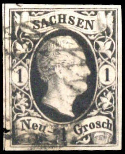 1851, Altdeutschland Sachsen, 3, gest.
