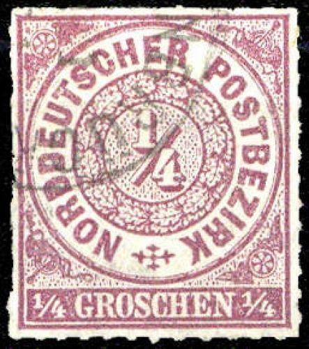 1868, Altdeutschland Norddeutscher Postbezirk, 1, gest.