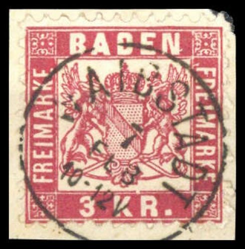 Altdeutschland Baden, 24, Briefst.