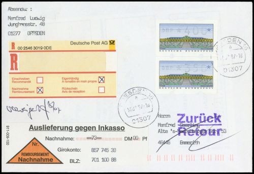 1997, Bundesrepublik Deutschland, 2 (2), Brief