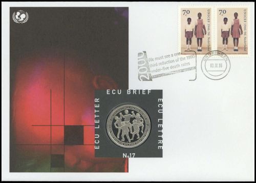 1996, Niederlande, 1590 (2), FDC