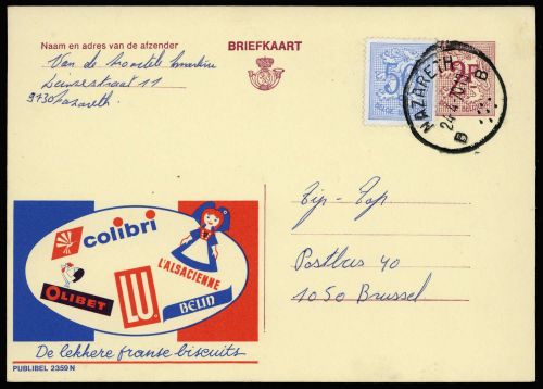1970, Belgien, P 320 IV, Brief