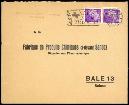 1942, Schweiz, P 15 I (2), Brief