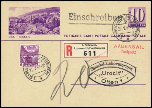 Schweiz, Brief