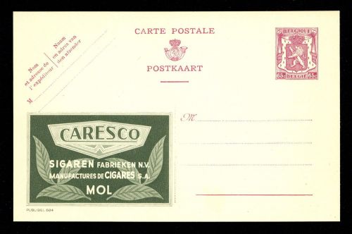 1946, Belgien, P 222 A I, Brief