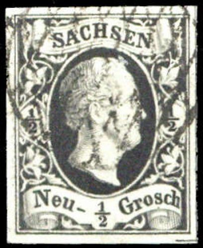 1851, Altdeutschland Sachsen, 3, gest.