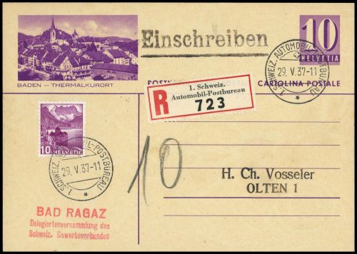 Schweiz, Brief