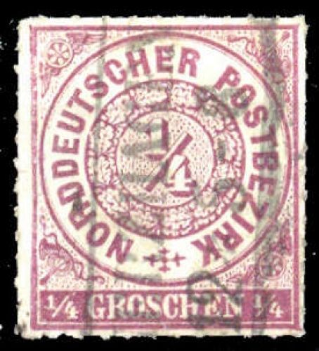 1868, Altdeutschland Norddeutscher Postbezirk, 1, gest.