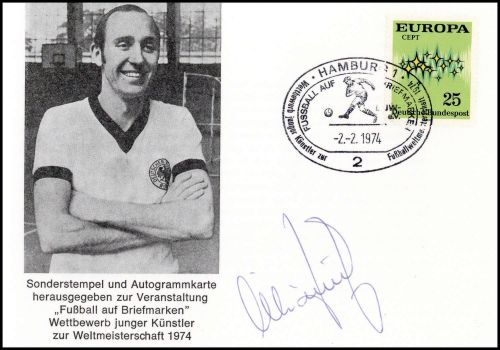 Sport u. Spiel,Fussball,Berühmte Spieler, Brief