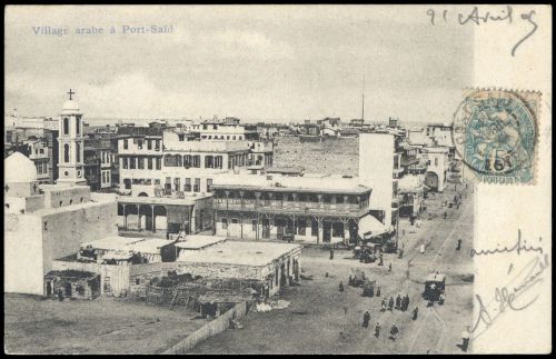 1902, Französische Post in Ägypten - Port Said, 22, Brief
