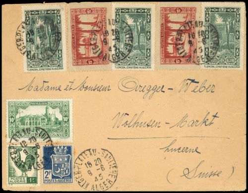 1936, Algerien, 107-09, 217 u.a., Brief