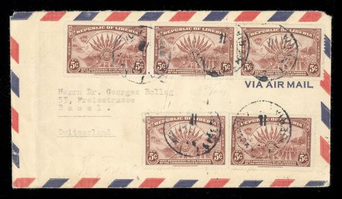 1940, Liberia, 309 (5), Brief