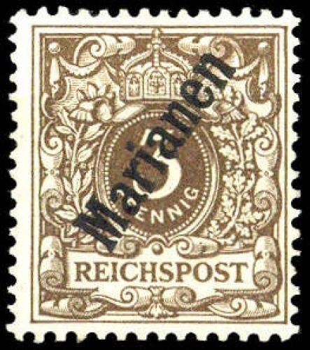 1900, Deutsche Kolonien Marianen, 1 II, *