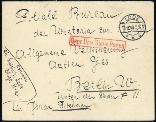 1916, Deutsche Besetzung I. WK Polen, 11, Brief
