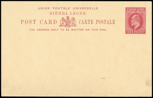 1902, Sierra Leone, P 8, Brief