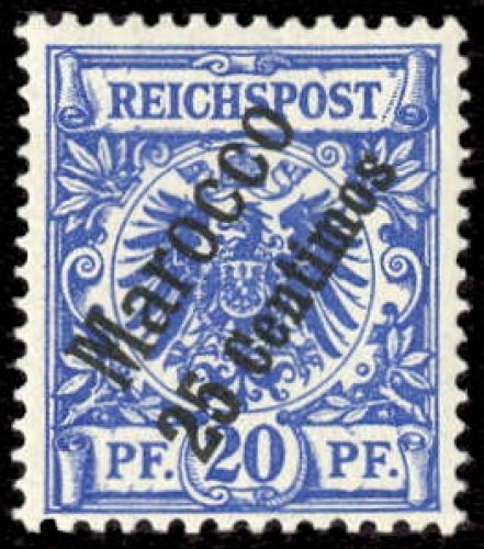 1899, Deutsche Auslandspost Marokko, 4, *