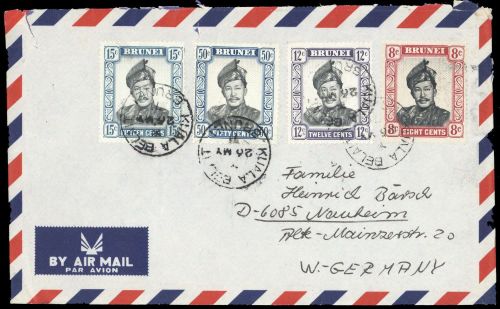 1964, Brunei, 106 u.a., Brief