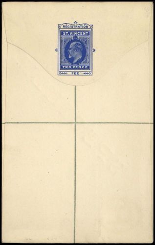 1902, St. Vincent, EU 2 a, Brief