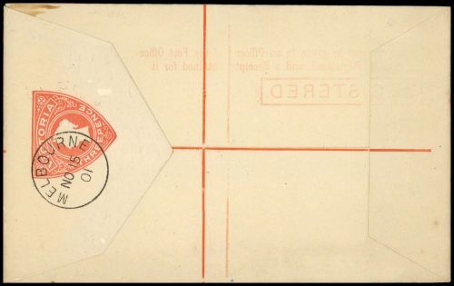 1902, Victoria, EU 9 a, Brief