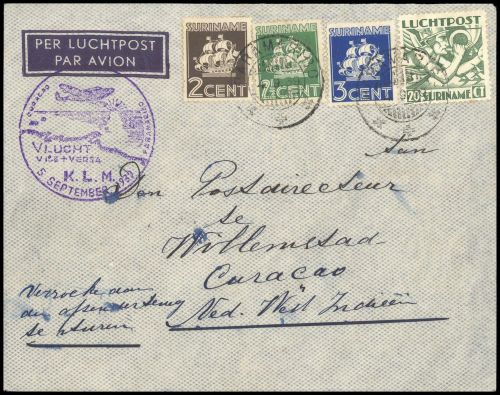 1930, Surinam, 154, 180-82, Brief