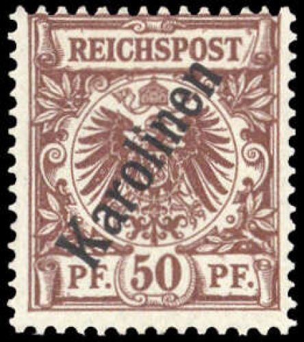 1900, Deutsche Kolonien Karolinen, 6 II, *