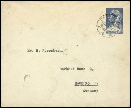 1936, Surinam, U (189), Brief