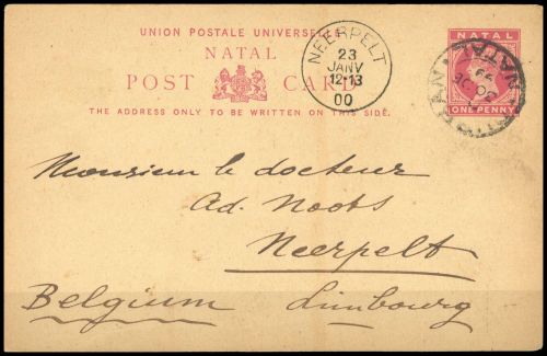 1893, Natal, P 7, Brief