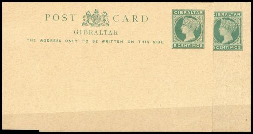 1889, Gibraltar, P 15, P 18, Brief