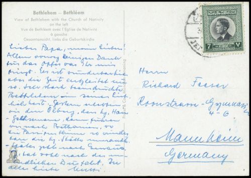 1959, Jordanien, 346, Brief