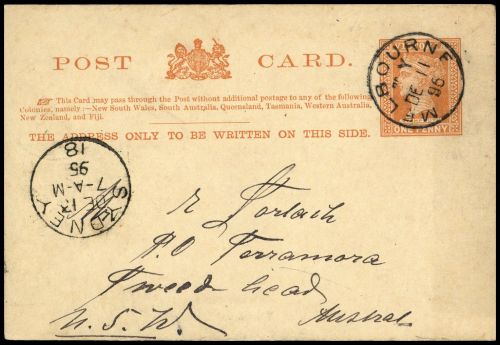 1890, Victoria, P 11 a, Brief