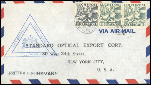 1931, Curacao, 108 (2), 151, Brief