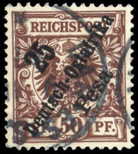 1896, Deutsche Kolonien Ostafrika, 10, gest.