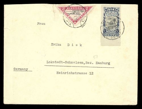 1936, Liberia, 287, 264, Brief