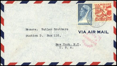 1931, Curacao, 110, 151, Brief