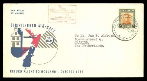 1953, Neuseeland, 297, Brief