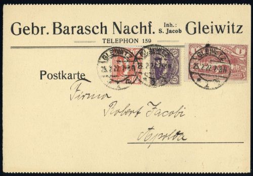 1920, Oberschlesien, 26, 16-17, Brief