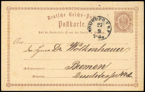 Altdeutschland Thurn und Taxis, DR P 1, Brief